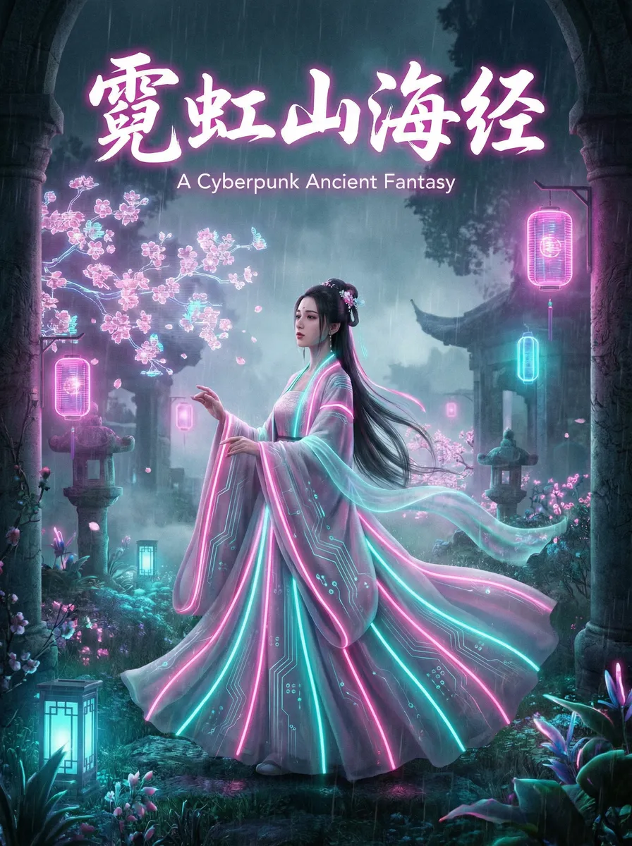 发财日记电影免费观看 古风奇缘短剧 - 霓虹山海经海报